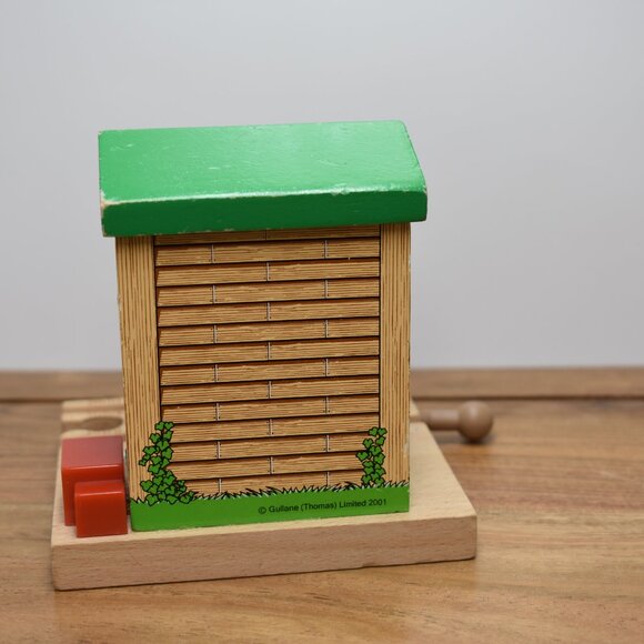 Sodor Conductor Shed 2001 Learning Curve Wooden Railway Thomas the Train - Picture 6 of 8